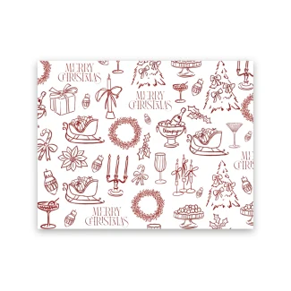 Papel De China Navidad
